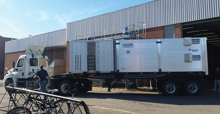 The performance of the air-filtered trailer was evaluated during stationary and road tests — specifically, its ability to prevent airborne pathogen introduction.