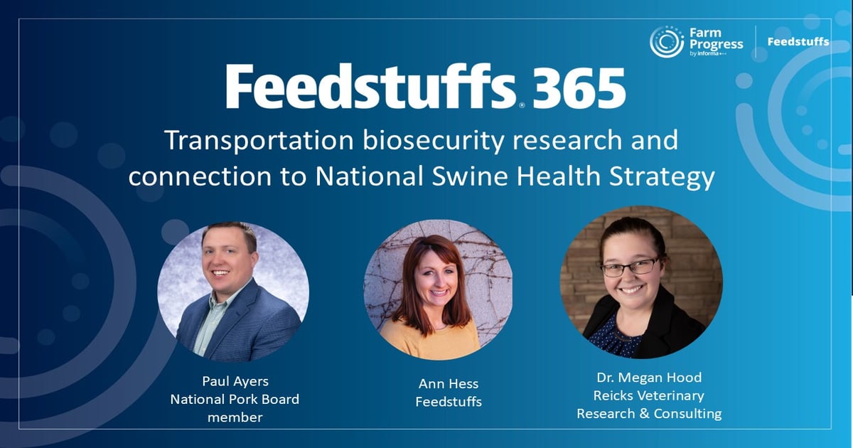 Transportation biosecurity research and connection to National Swine Health Strategy
