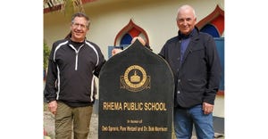 Rhema Public School in India, in memory of Bob Morrison, Pam Wetzell and Deb Spronk.