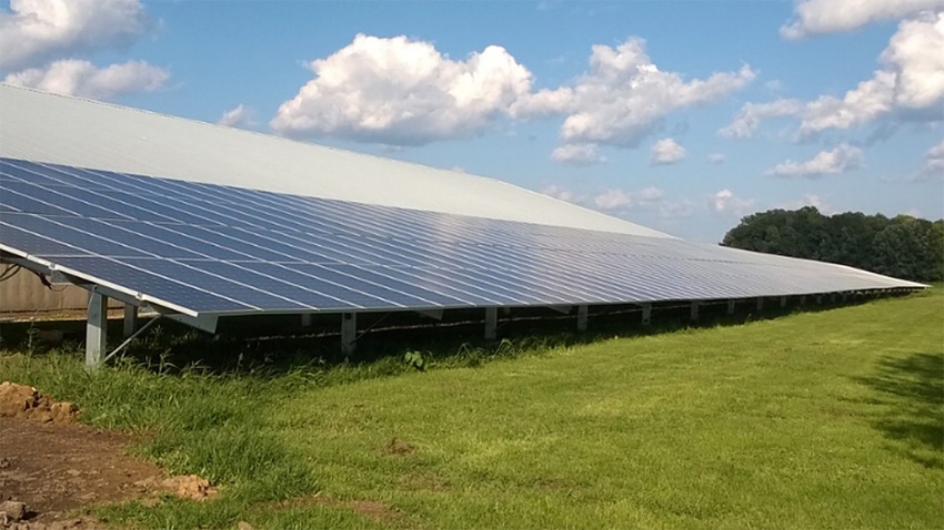 Technology from Emergent Solar Energy, based in the Purdue Research Park, is helping to reduce energy costs on a northern Ind