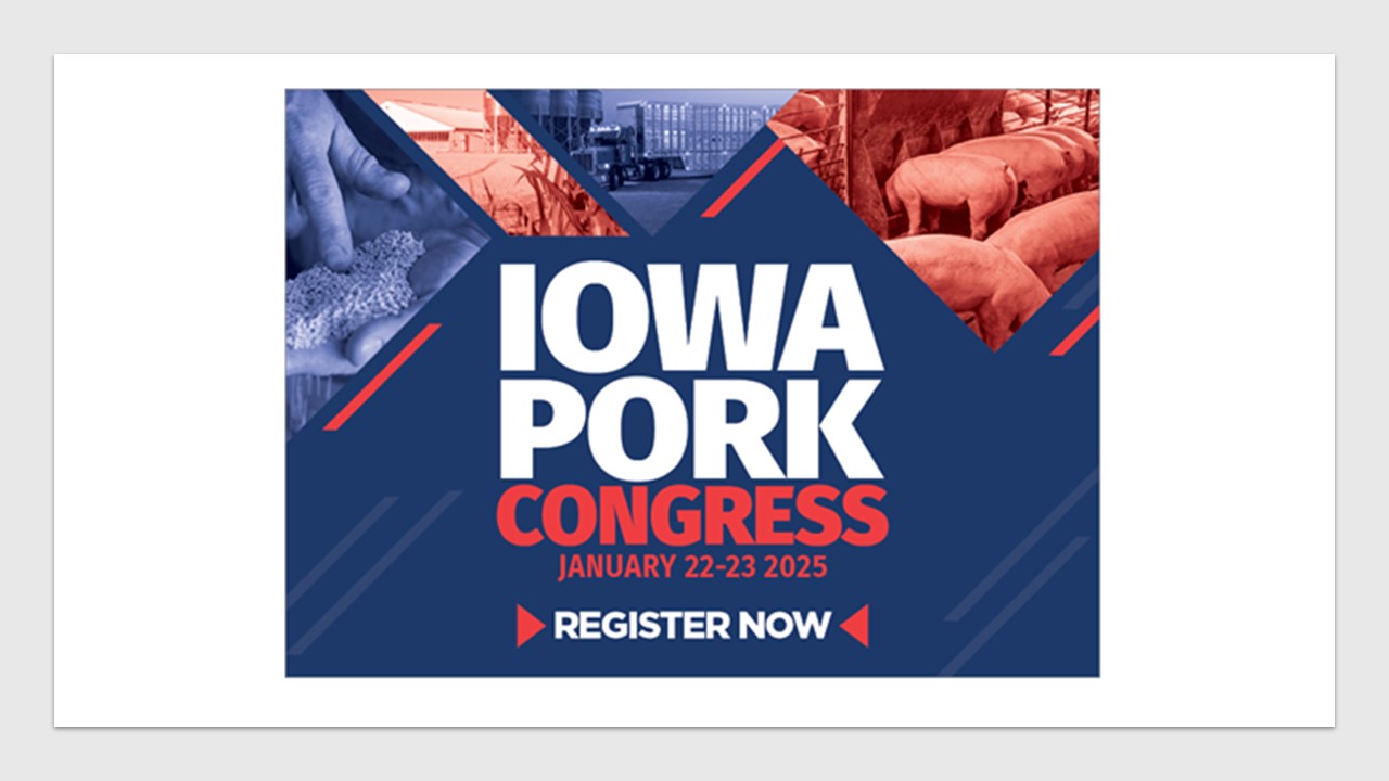 Iowa Pork Congress set for Jan. 2223
