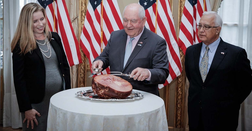Perdue welcomes U.S. pork back to Argentina