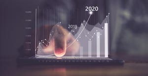 Illustration of business improvement heading into 2020