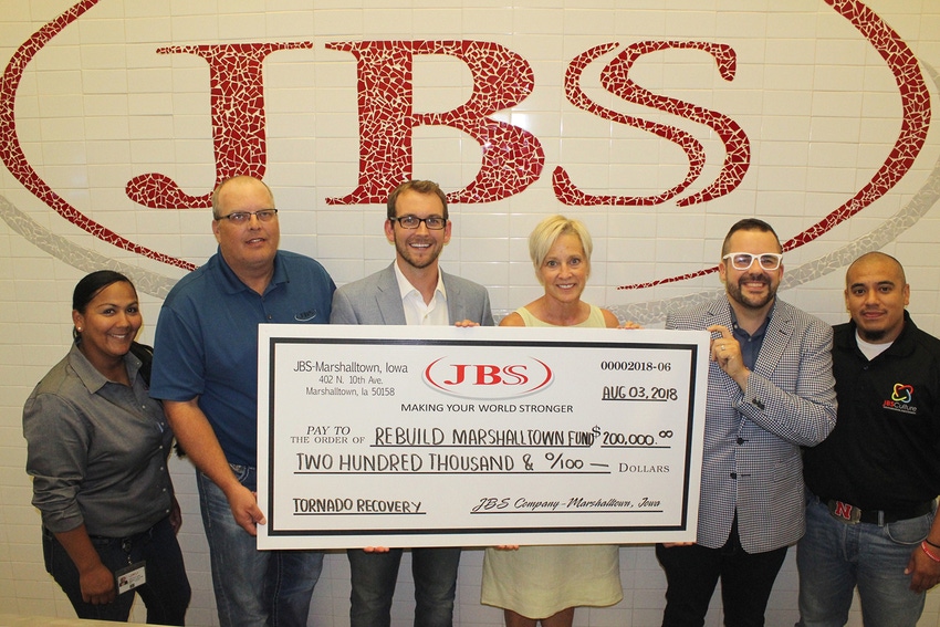 JBS supports Marshalltown recovery with $1 million investment