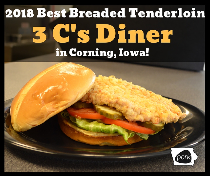 Southwest Iowa diner takes 2018 tenderloin title