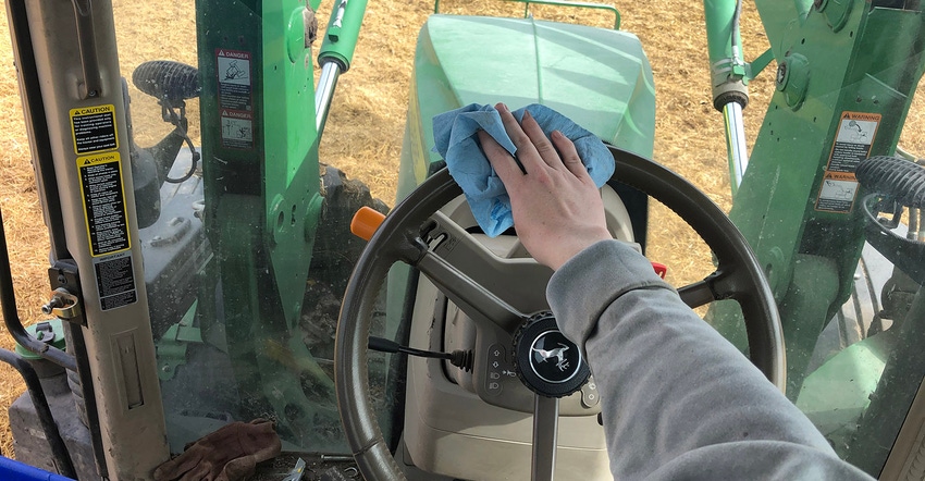 Standard operating procedures should include frequent cleaning of high-touch surfaces, especially in equipment run by more th Standard operating procedures should include frequent cleaning of high-touch surfaces, especially in equipment run by more th