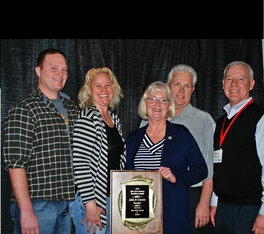 Surber family receives Ohio Pork Industry Excellence Award