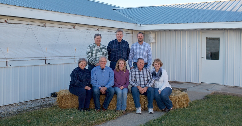 Cowser family, Illinois Pork Producers Association Family of the Year