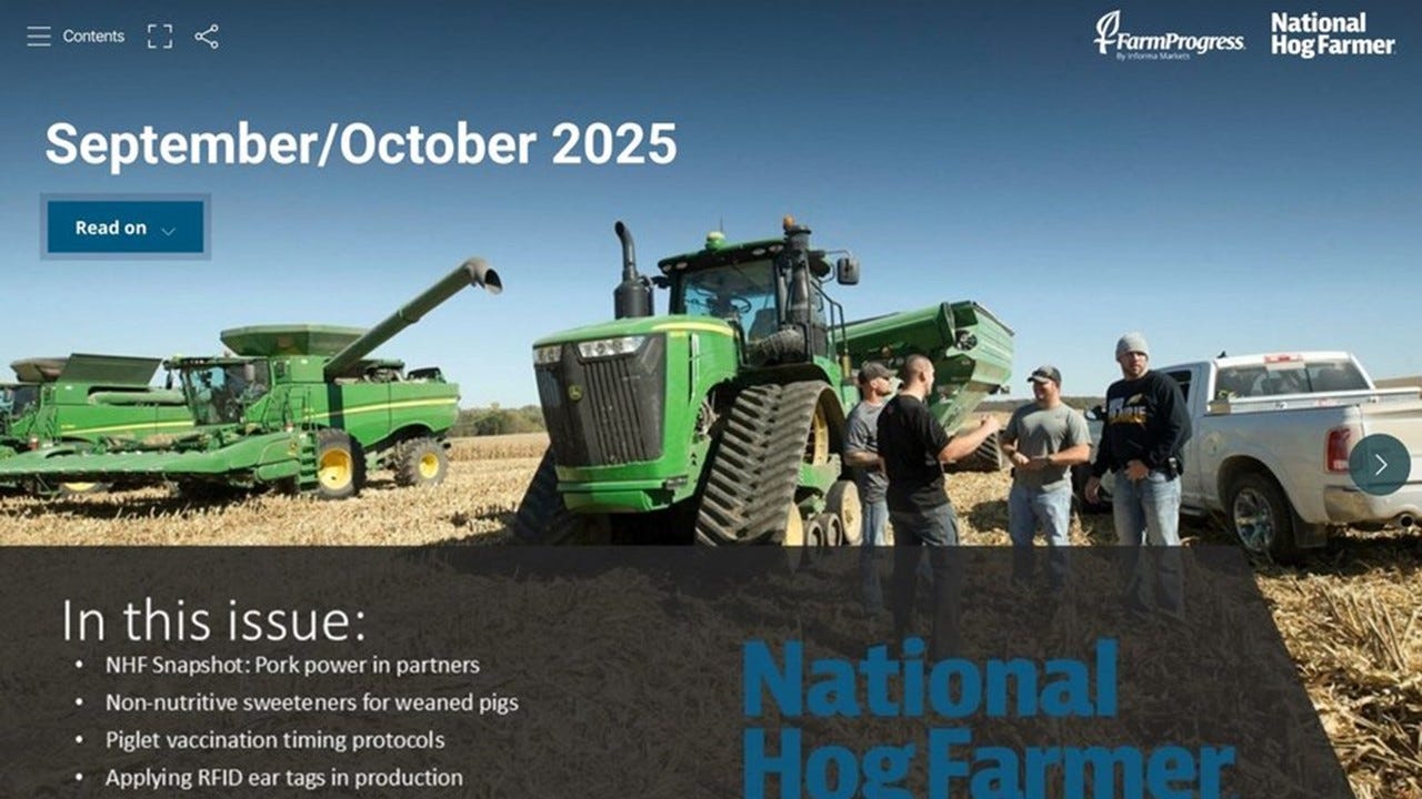 Sept/Oct 2025 National Hog Farmer Digital Edition now available