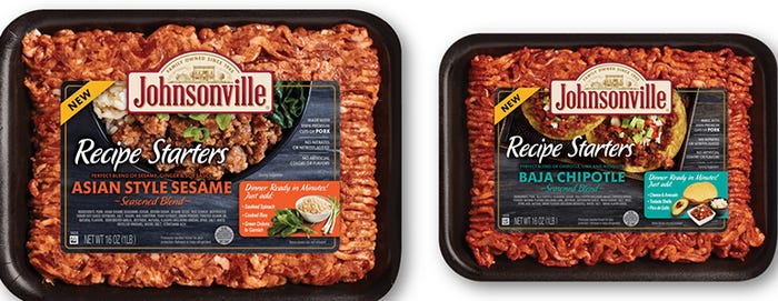 Johnsonville Foods took out a step with their new ground pork products.