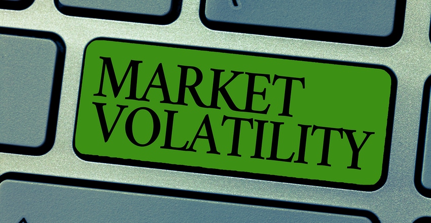 Market volatility illustration