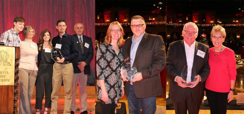 The Indiana Pork Producers Association recently honored three individuals who have devoted much of their time to advancing t The Indiana Pork Producers Association recently honored three individuals who have devoted much of their time to advancing t