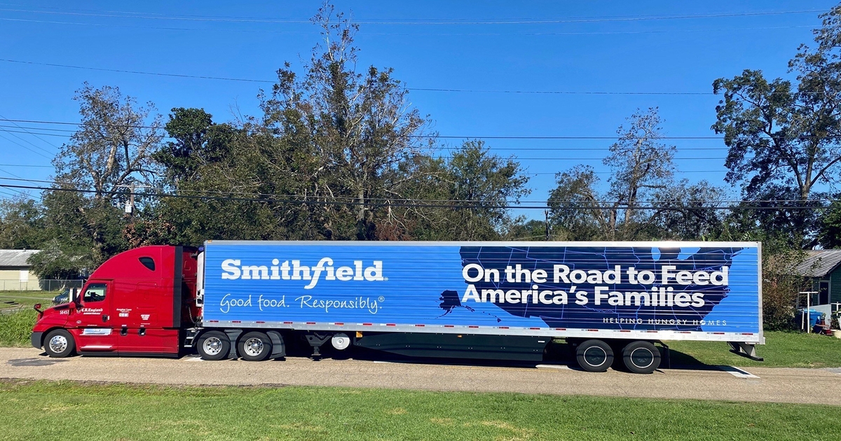 Smithfield Foods aids in Hurricane Idalia relief with 28,000 pounds of food