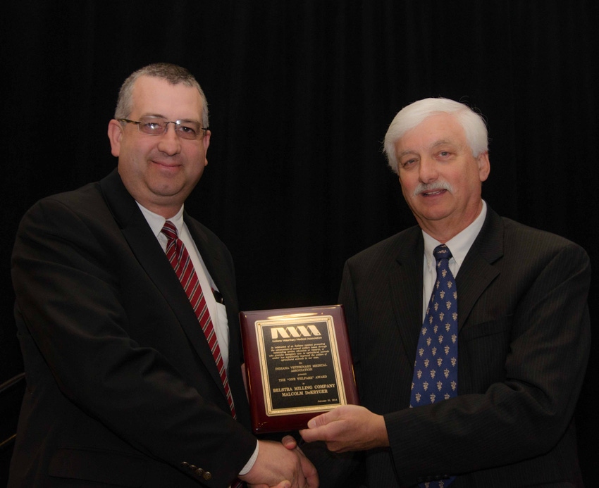 Belstra Milling Company Honored with IVMA "One Welfare" Award