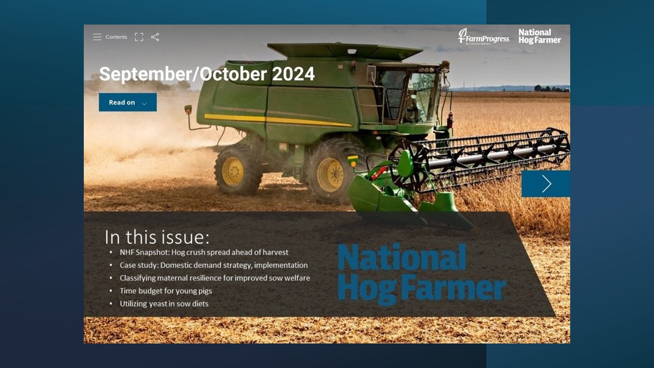 September/October 2024 Digital Edition of National Hog Farmer now 