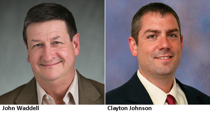 John Waddell (left) and Clayton Johnson