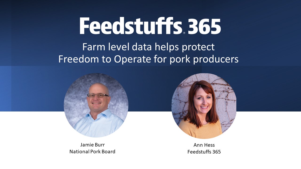 Farm level data helps protect Freedom to Operate for pork producers