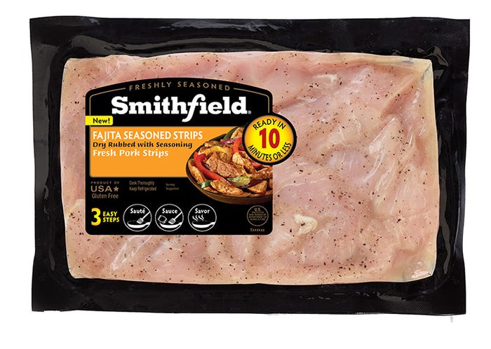 Through their own data along with NPB’s report, Smithfield Foods has come out with flavored loin strips that can become a meal in three steps. 