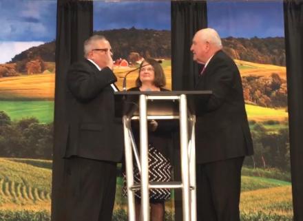 It’s official: Perdue administers oath of office to Northey