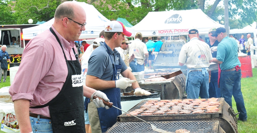 World Pork Expo big grill World Pork Expo big grill
