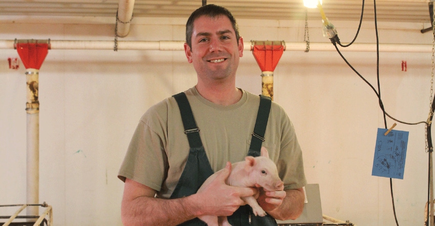 As a partner and veterinarian with Carthage Veterinary Service, Clayton Johnson currently oversees 25,000 sows across seven d