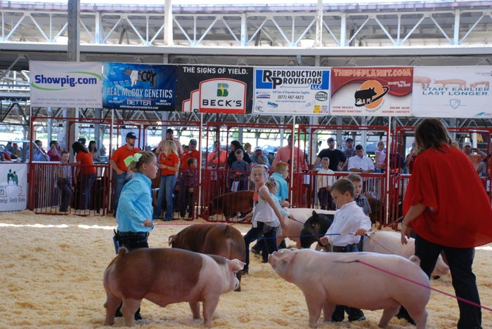 Ringside at World Pork Expo