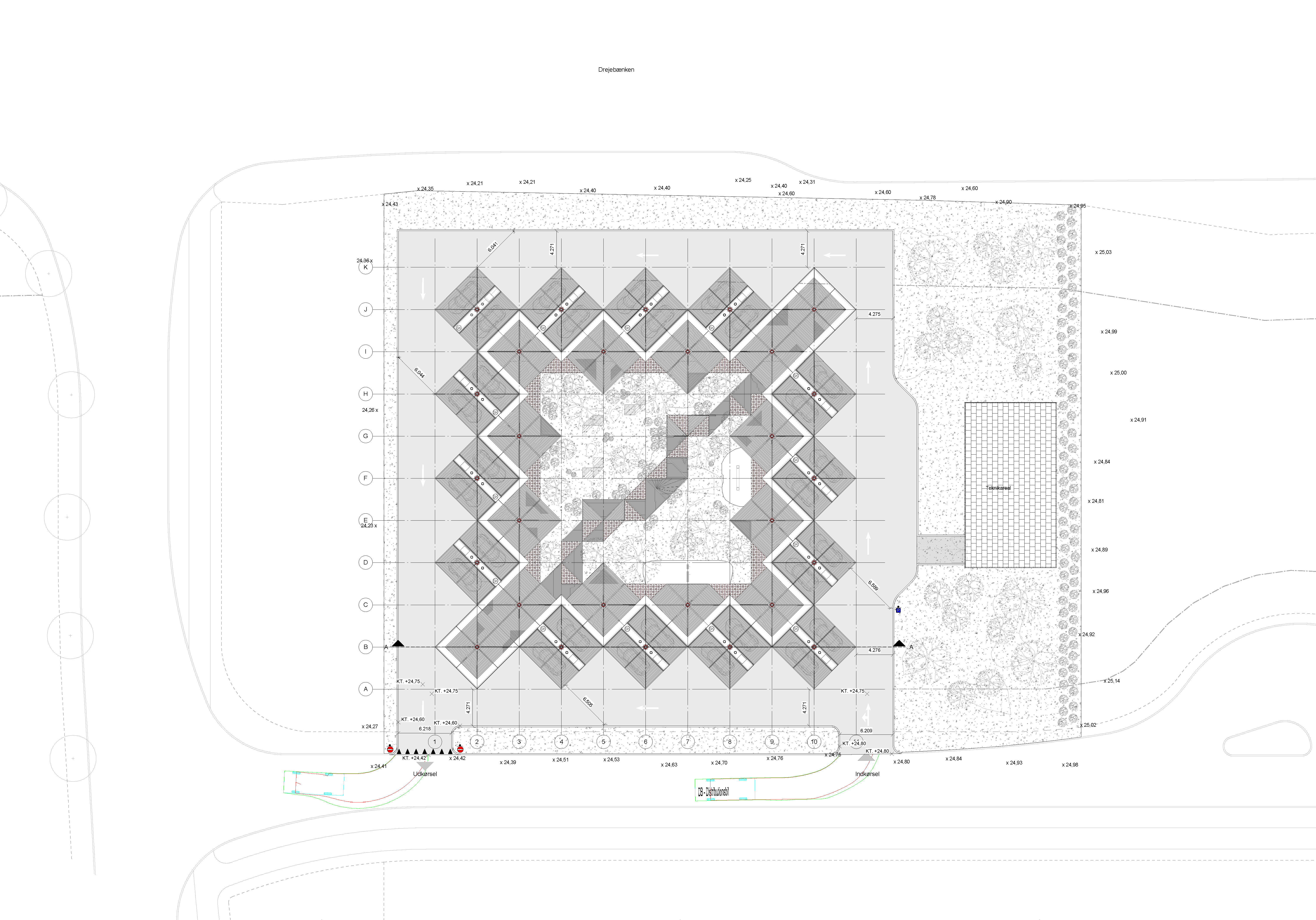 Odense lynladestation situationsplan