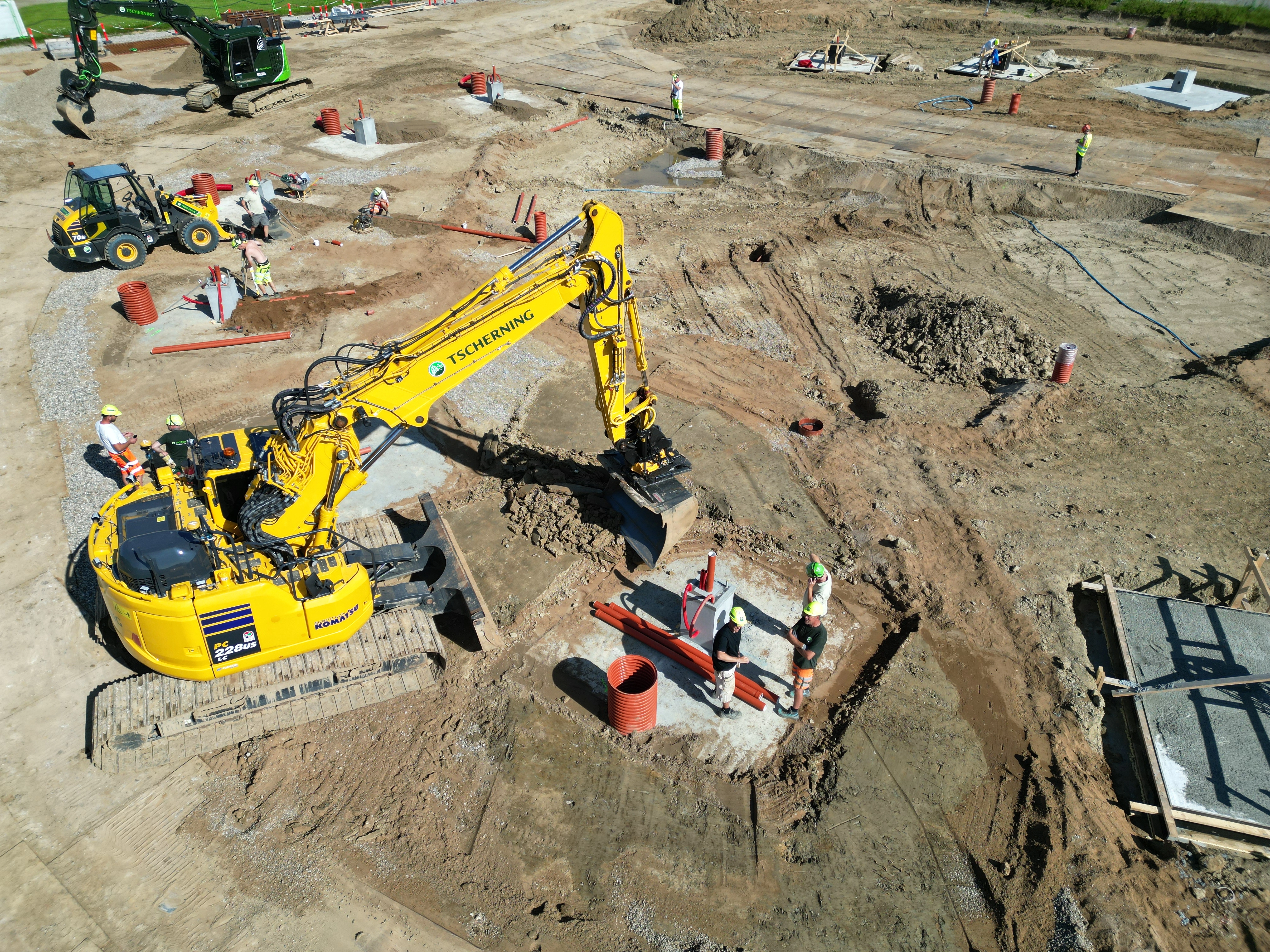 Byg en lynladestation fundament