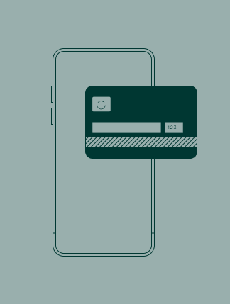 Illustration af et betalingskort