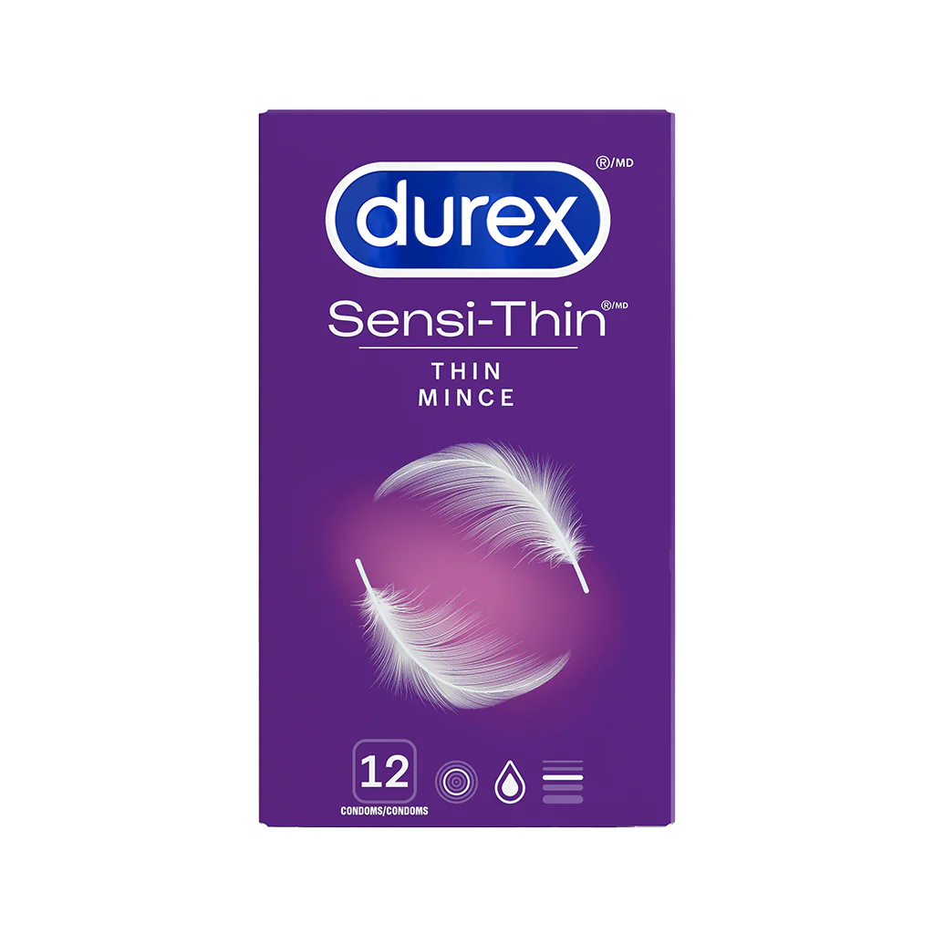 Durex Sensi-Thin 12 Pack Condoms | Thin Condoms | Durex Canada