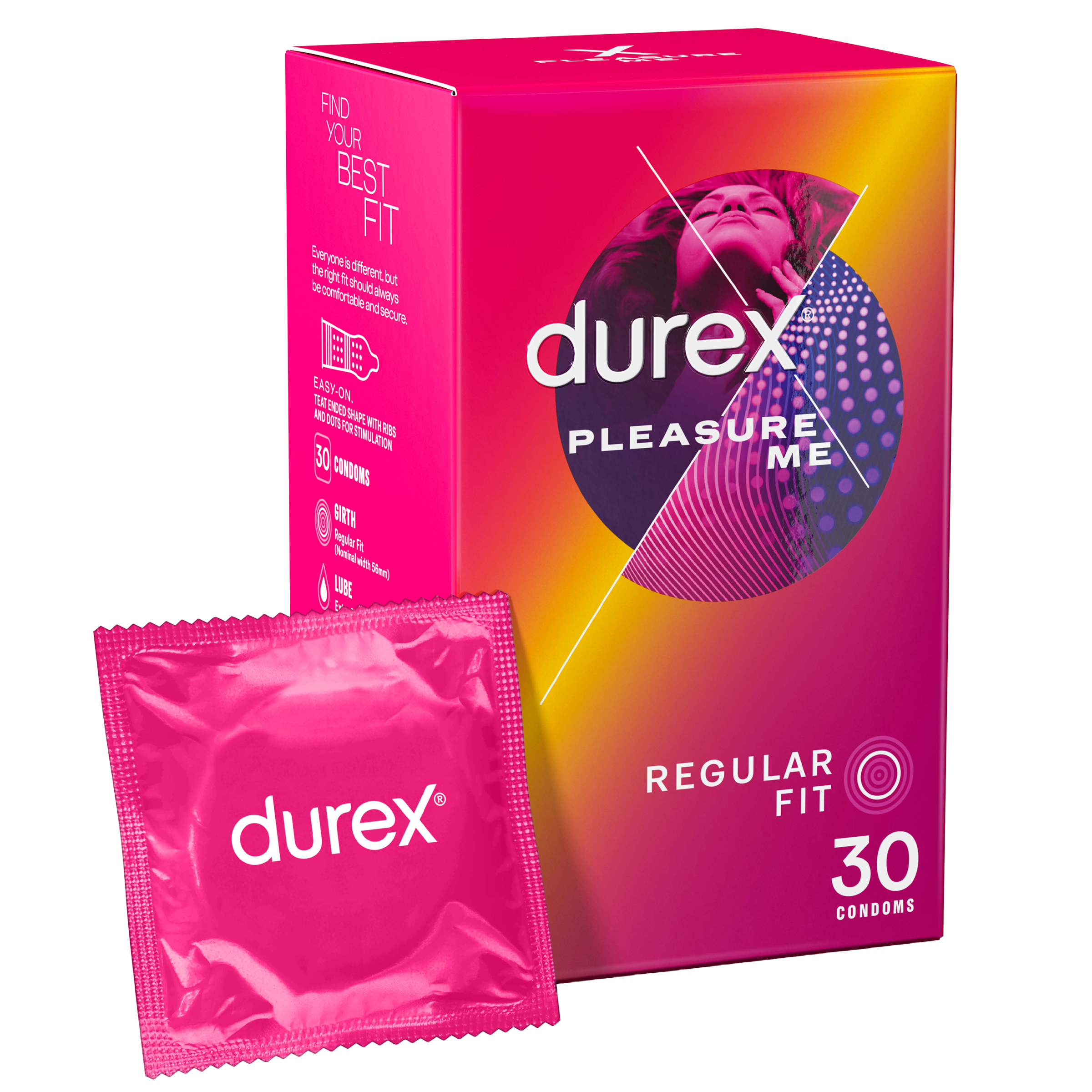 Durex Pleasure Me Condoms - 30 pack