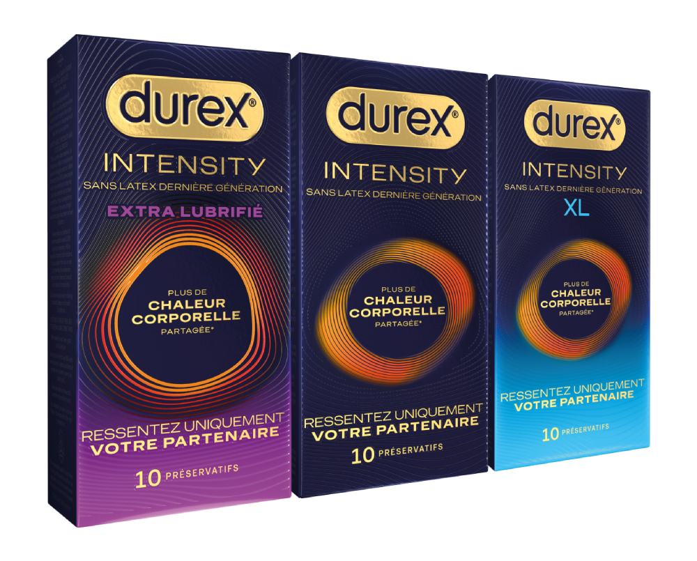 NOUVEAU DUREX INTENSITY RESSENTEZ UNIQUEMENT VOTRE PARTENAIRE