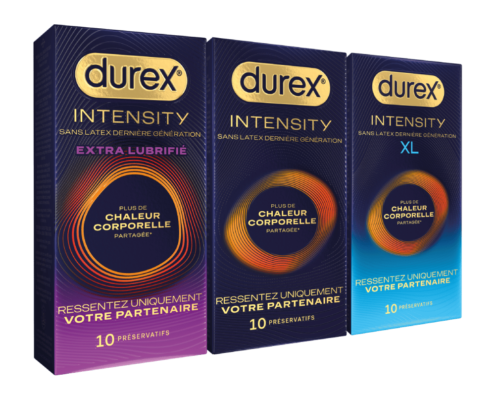 NOUVEAU DUREX INTENSITY RESSENTEZ UNIQUEMENT VOTRE PARTENAIRE
