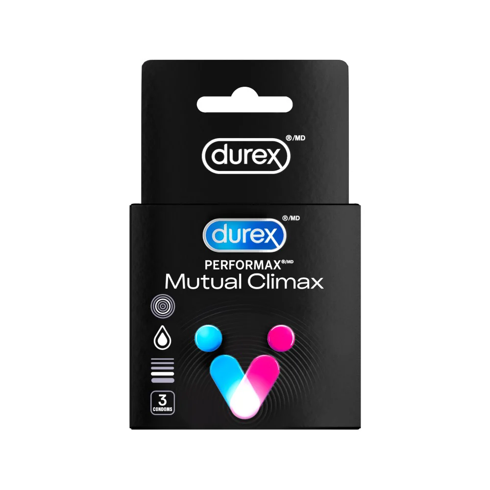 Durex Performax Mutual Climax 3 Pack Condoms | Ribbed & Dotted condoms | Durex Canada Durex Performax Mutual Climax 3 Pack Condoms | Ribbed & Dotted condoms | Durex Canada