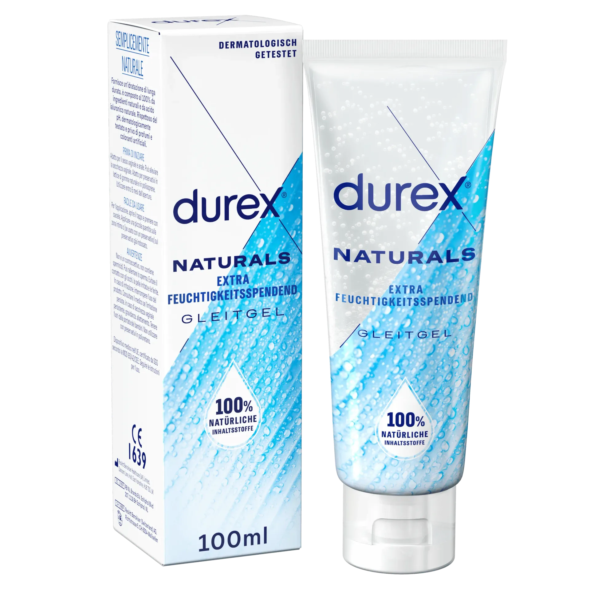 Durex Naturals Extra Feuchtigkeitsspendend | Durex AT Durex Naturals Extra Feuchtigkeitsspendend | Durex AT