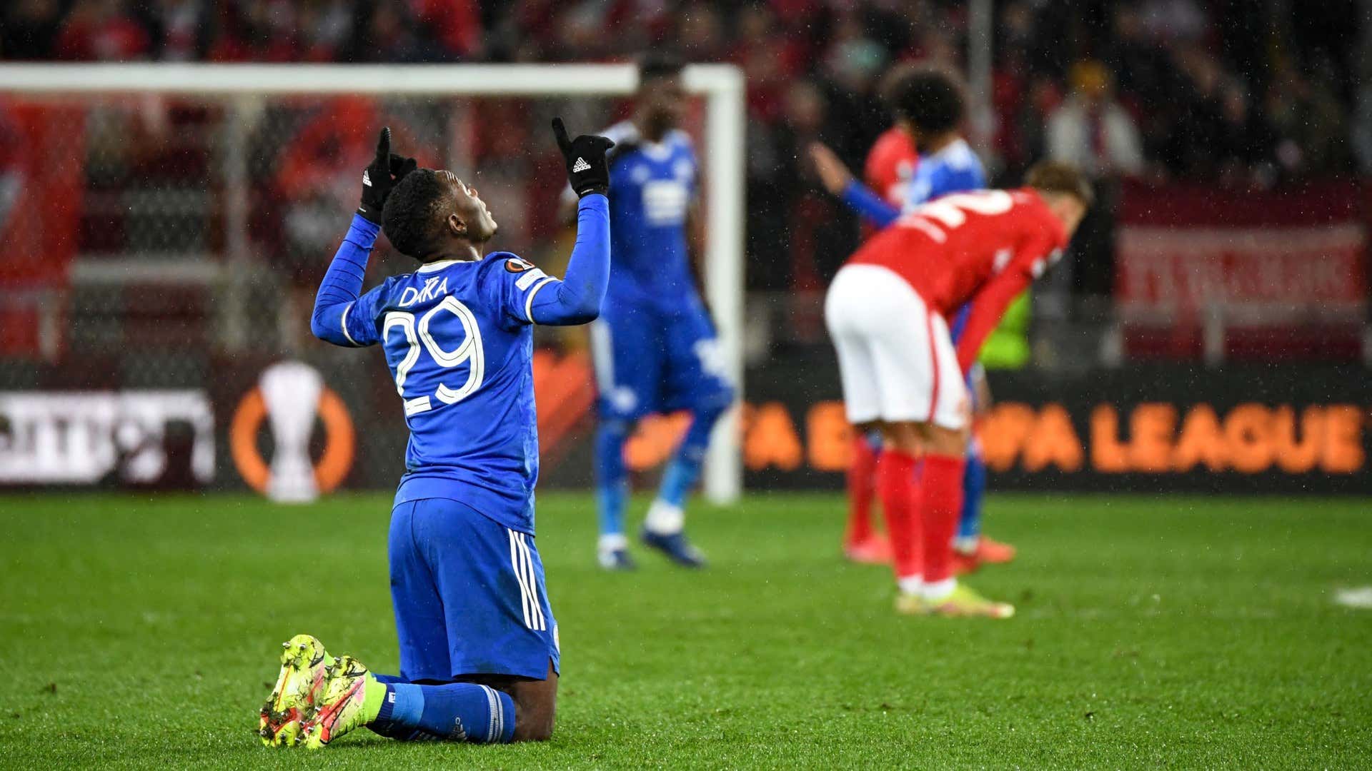 Photo of Zambia’s Daka makes history after scoring four goals for Leicester City against Spartak Moscow