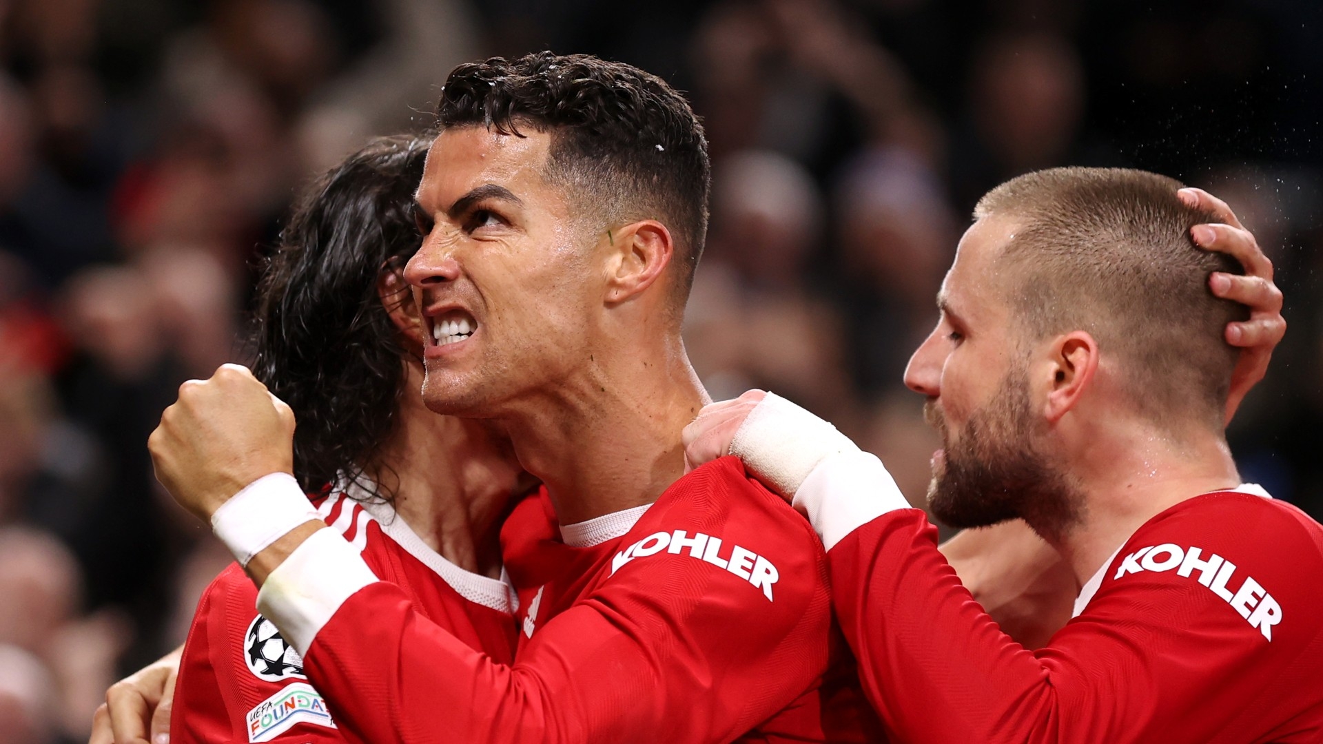 Cristiano Ronaldo Luke Shaw Manchester United