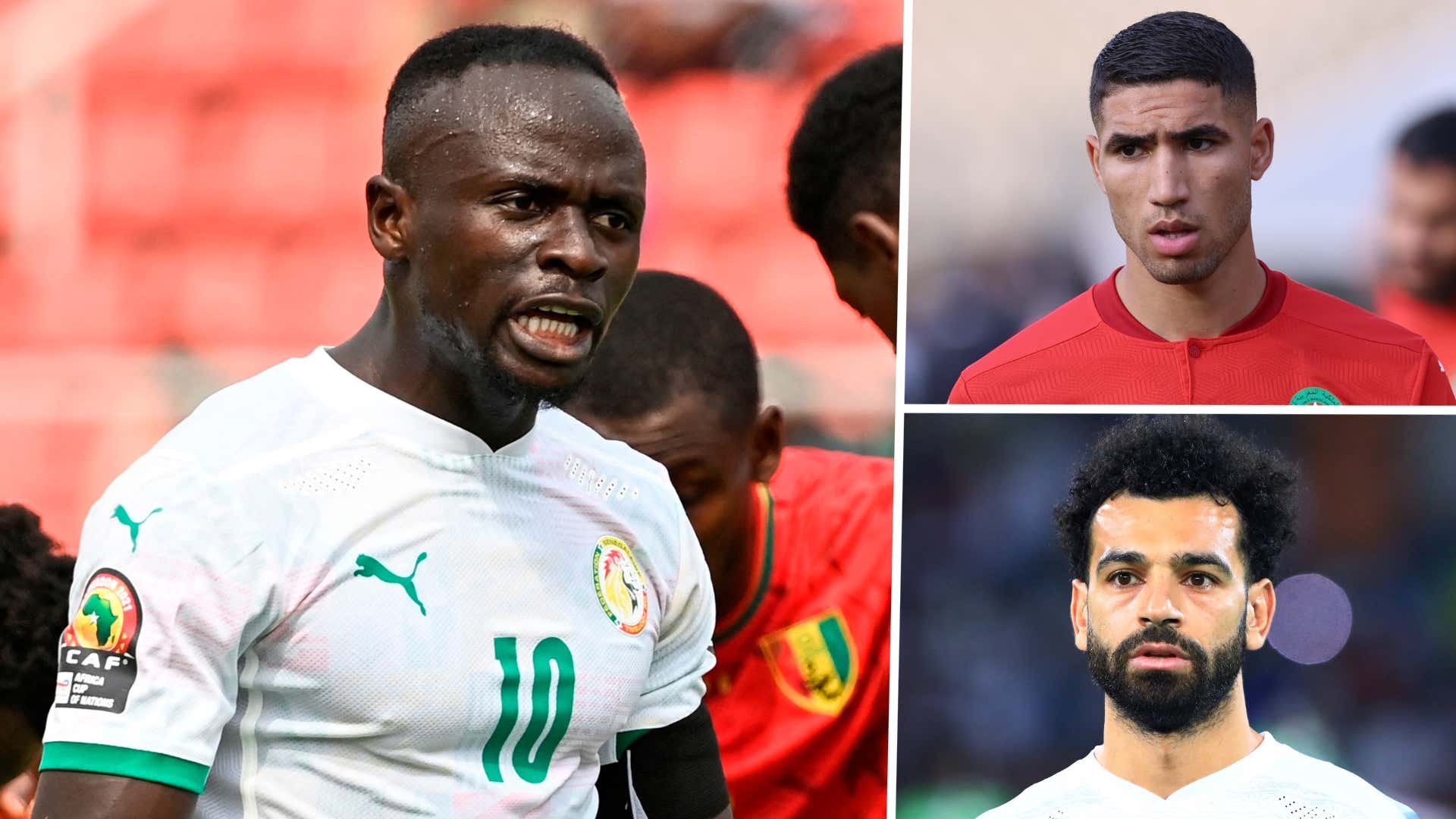 Sadio Mane Senegal Achraf Hakimi Morocco Mohamed Salah Egypt 2022