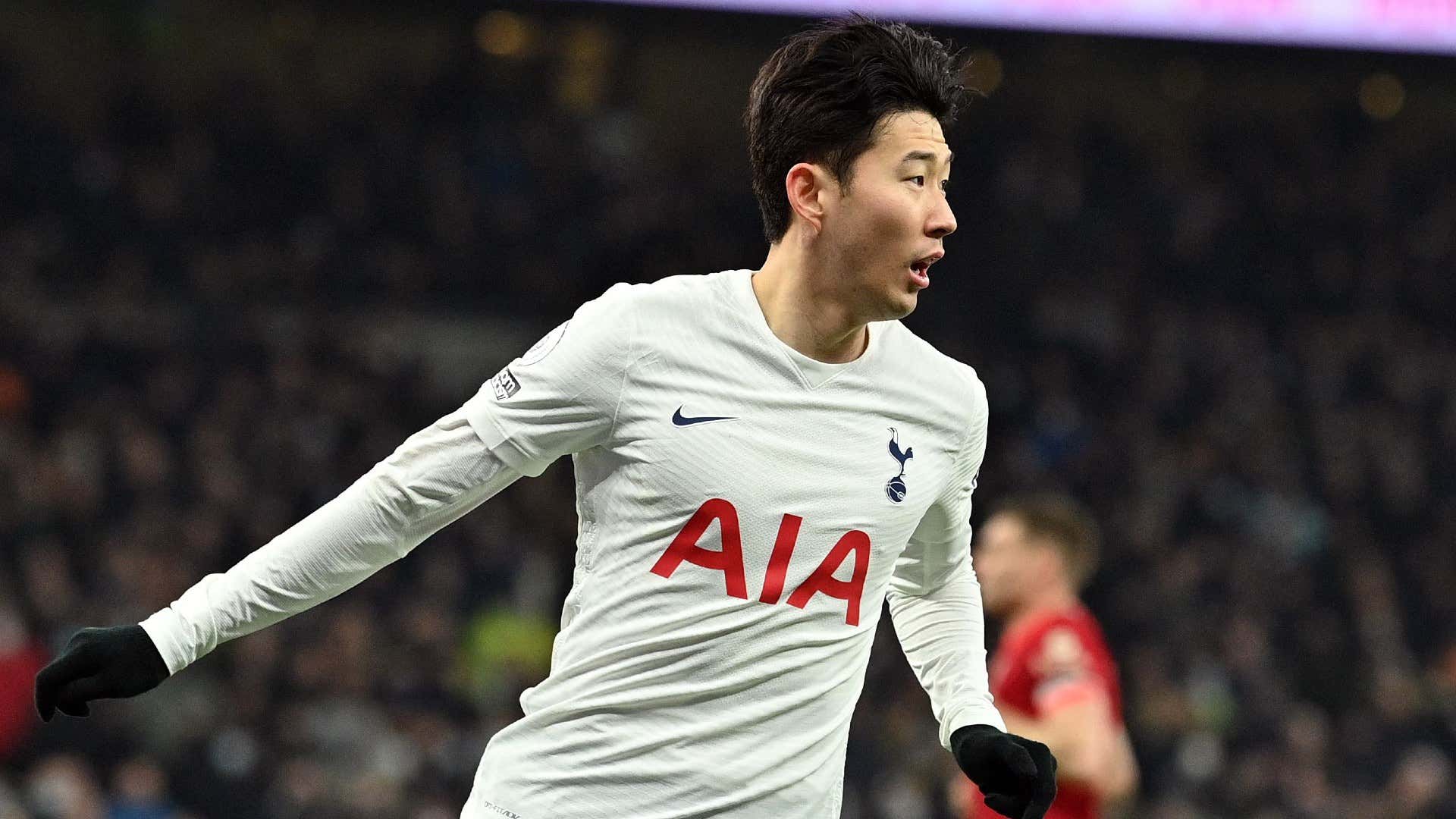 Son Heung-min Tottenham vs Liverpool Premier League 2021-22