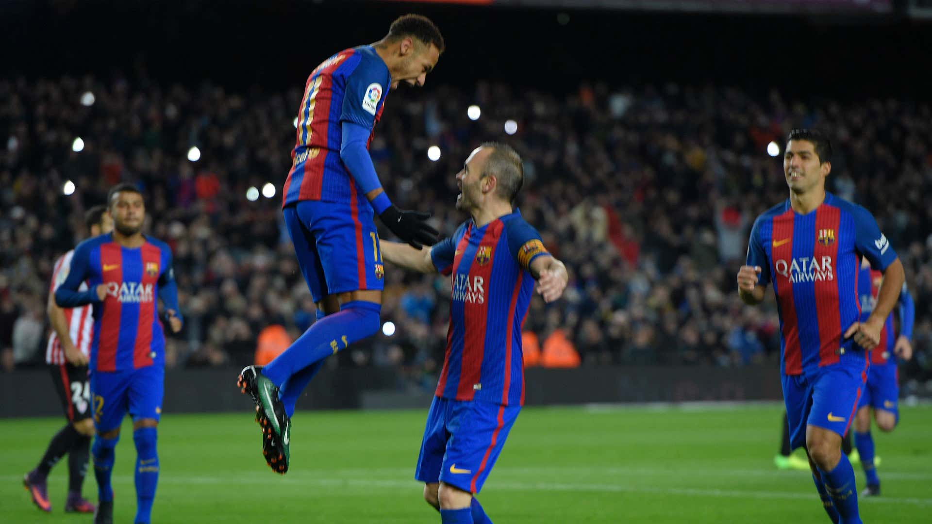 Neymar Iniesta Barcelona Athletic Bilbao Copa del Rey 1112017