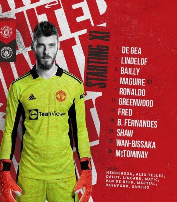 man utd xi