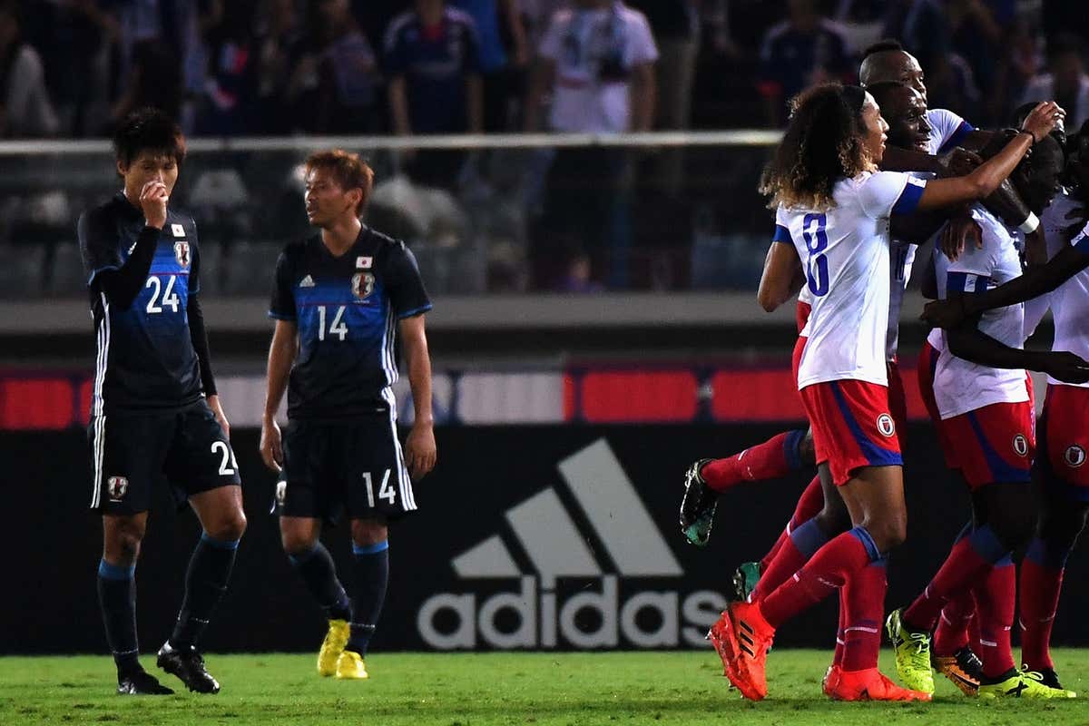 日本代表 ハイチに大苦戦のドロー 2点差から逆転許し欧州組投入で 本気モード も四苦八苦 Goal Com 日本代表 ハイチに大苦戦のドロー 2点差から逆転許し欧州組投入で 本気モード も四苦八苦 Goal Com