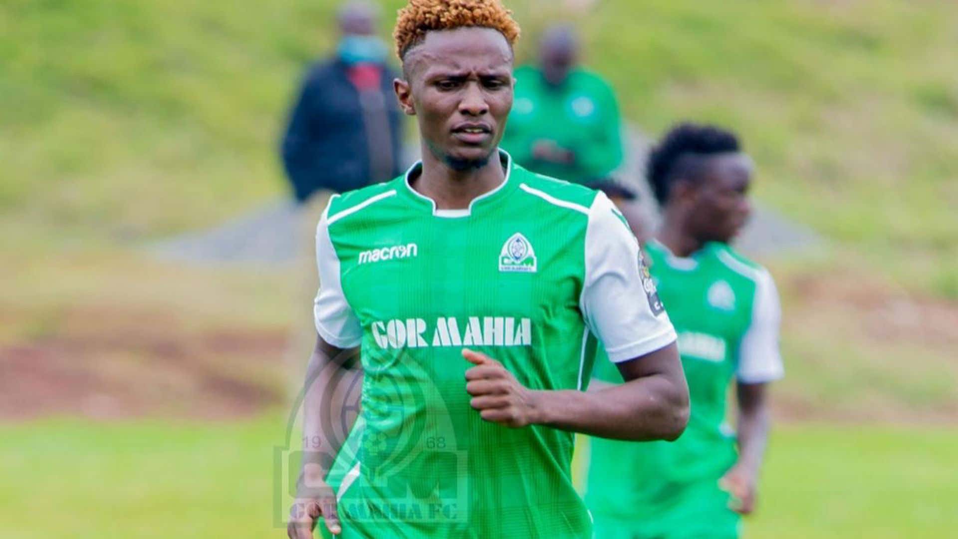 Gor Mahia captain Kenneth Muguna in training.