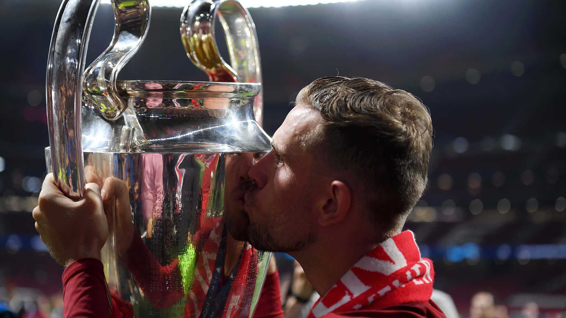 Jordan Henderson Champions League trophy