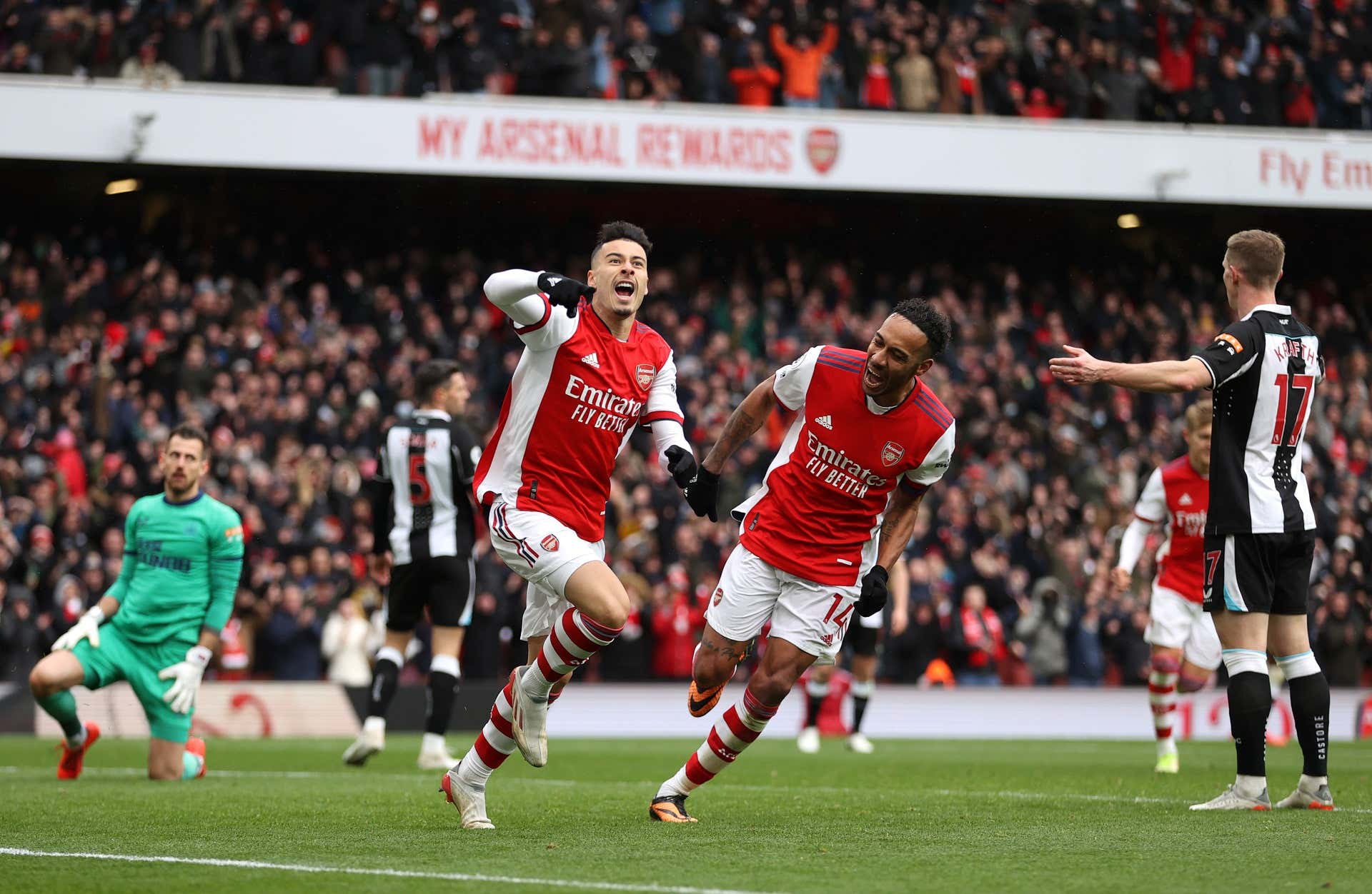 Gabriel Martinelli , Pierre-Emerick Aubameyang Arsenal