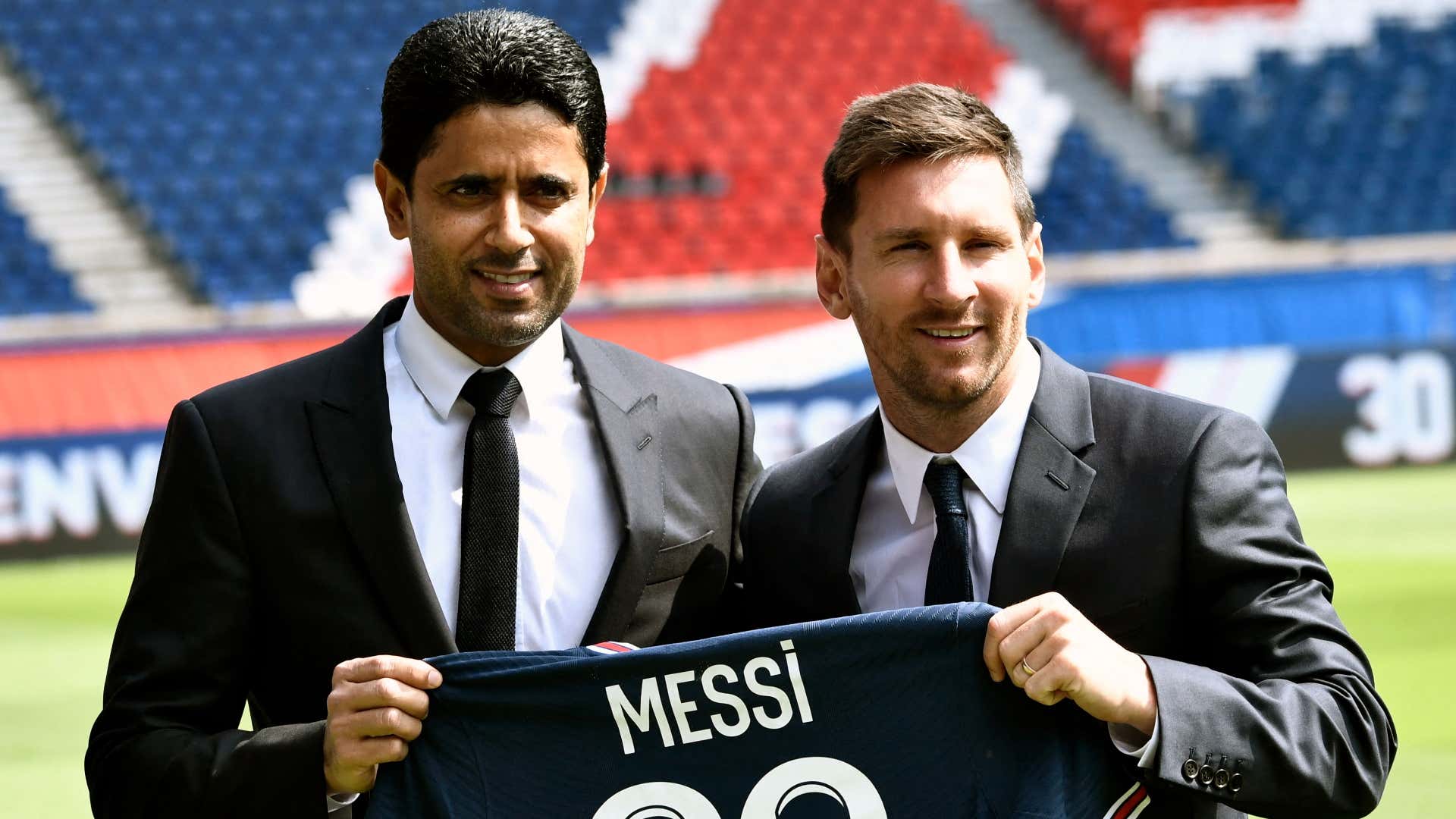 Nasser Al-Khelaifi, Lionel Messi