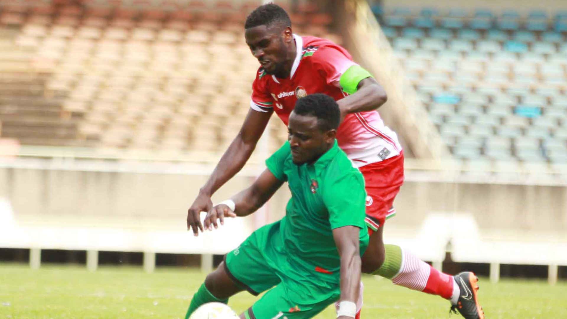 Musa Mohammed of Kenya v Malawi.