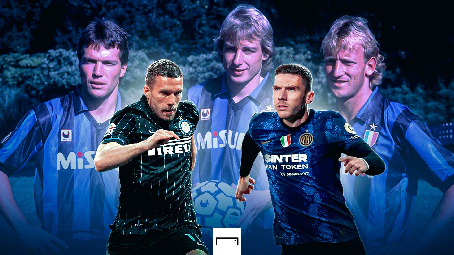 Von Klinsmann über Podolski bis Gosens: Deutsche Geschichte bei Inter