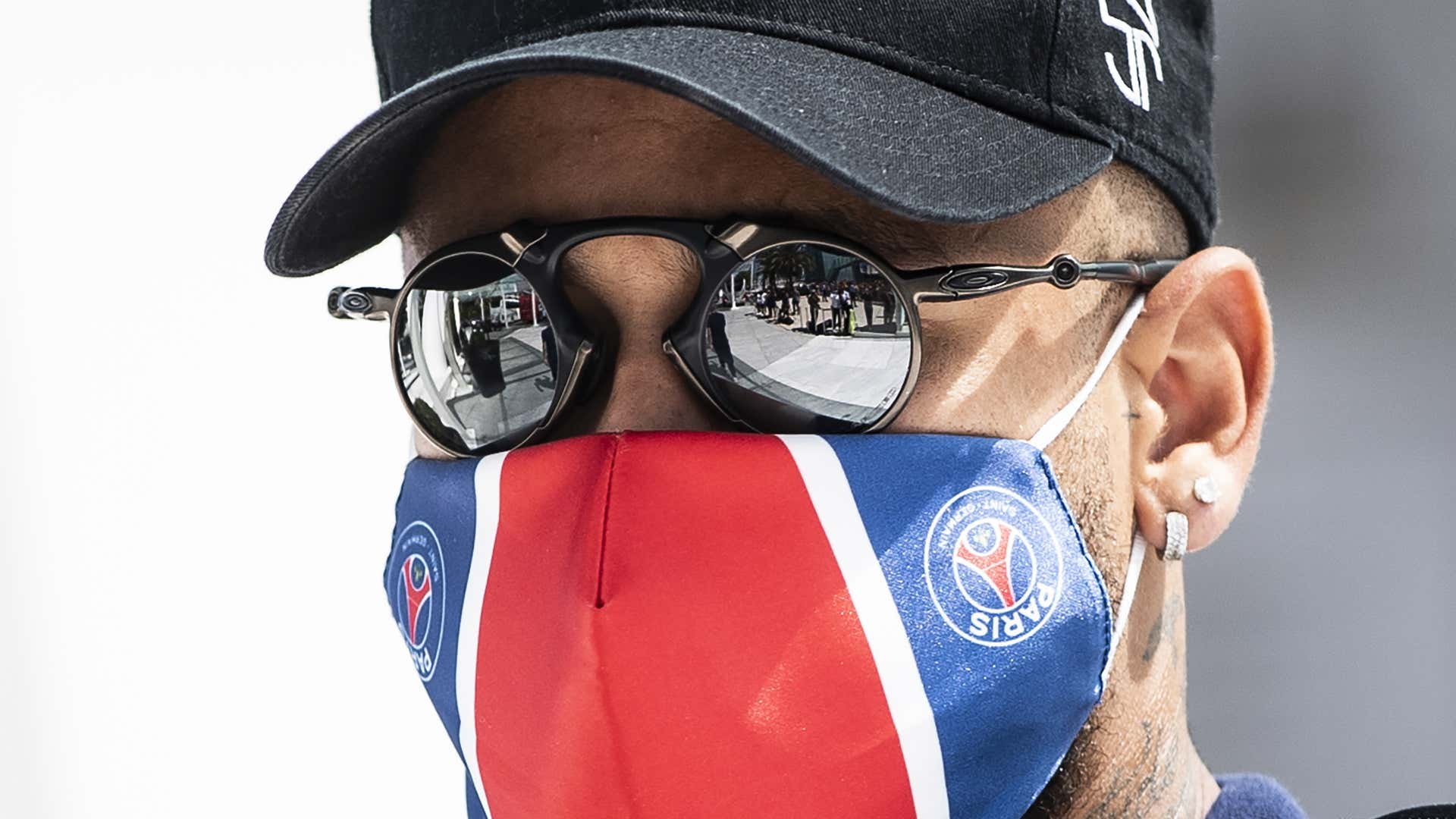 Neymar, coronavirus mask, PSG