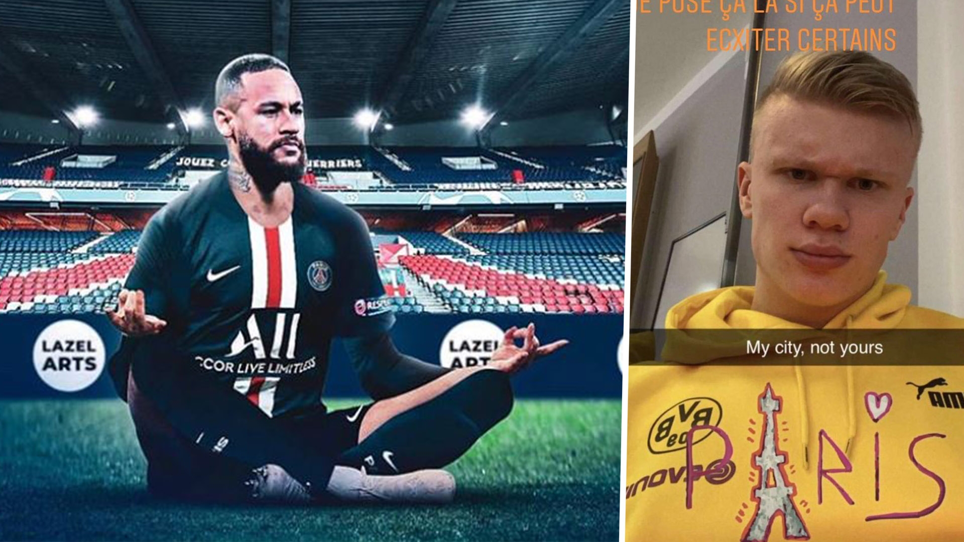 Explained: Why Neymar &amp; PSG squad mocked Haaland with meditation celebration | Goal.com